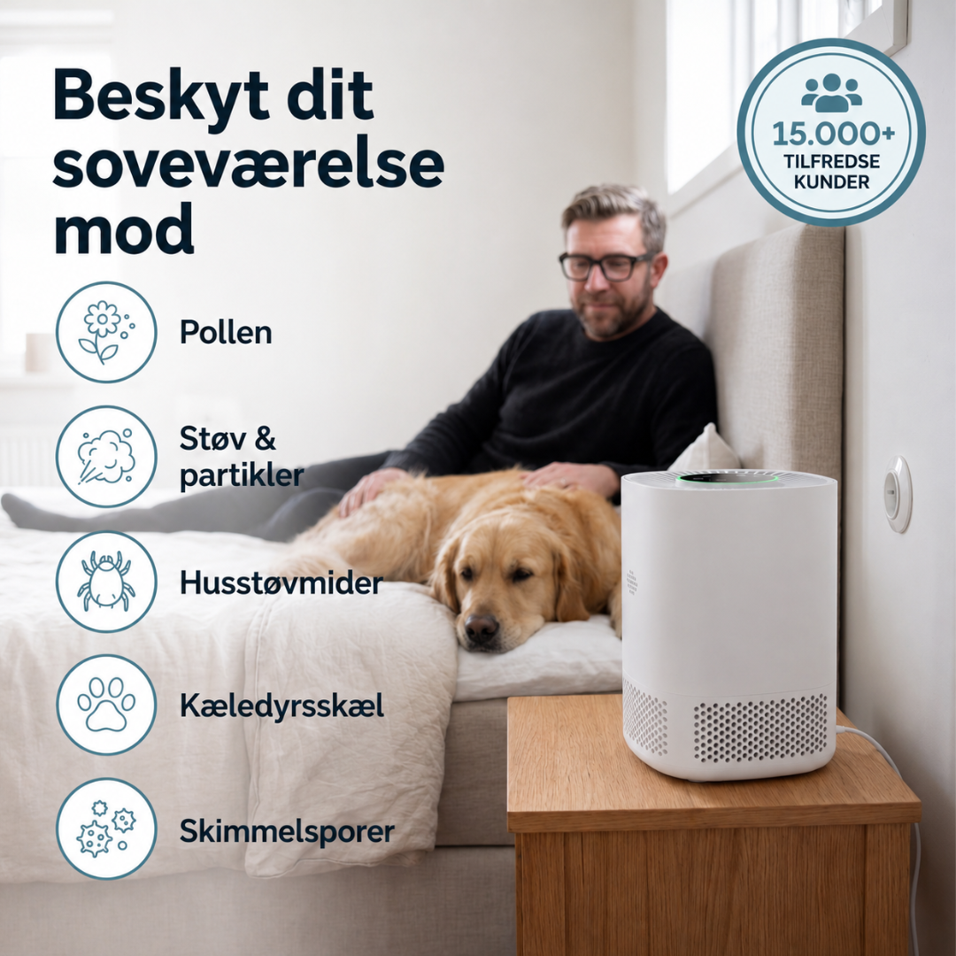 ArcticAir™ - Soveværelsets luftrenser for allergikere