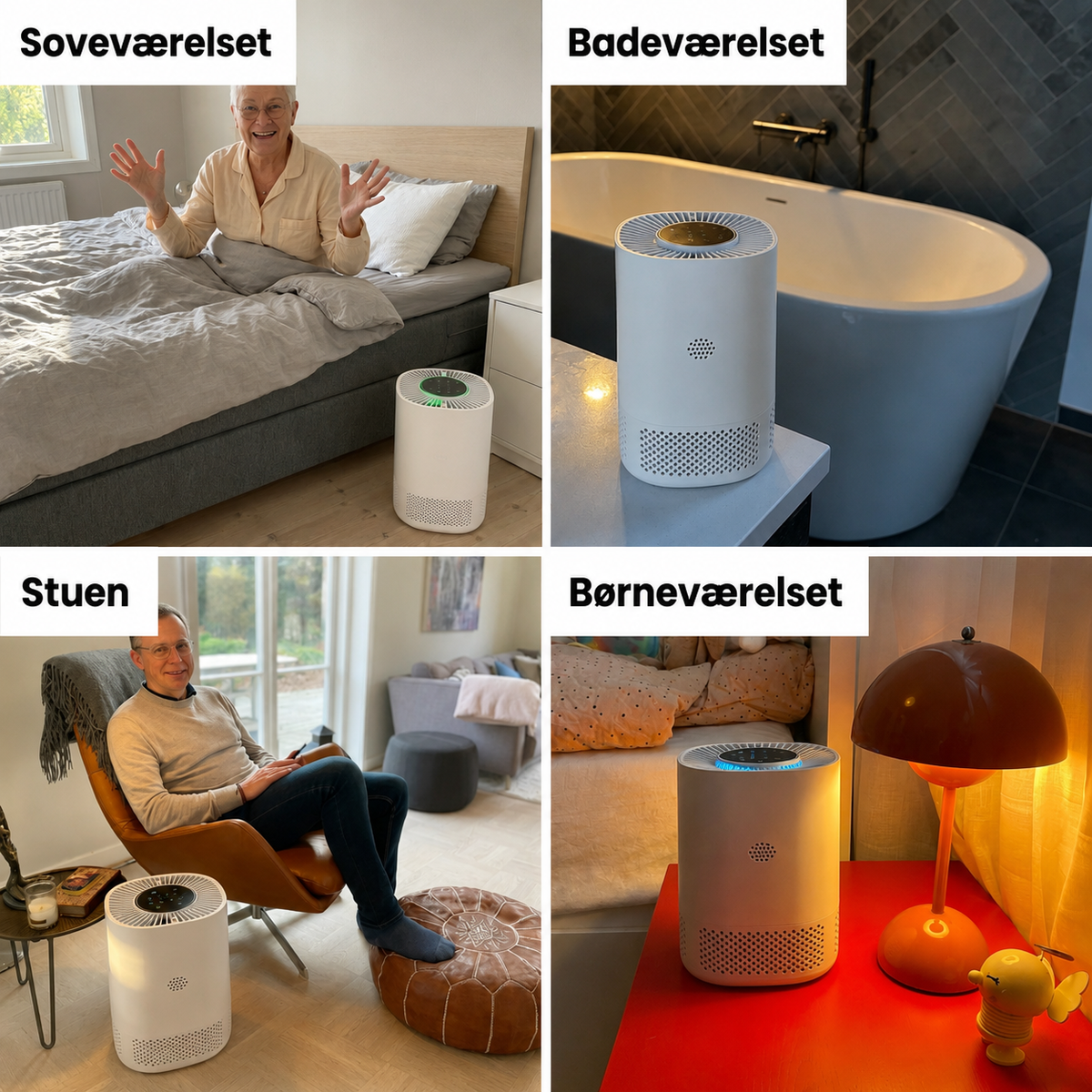 ArcticAir™ - Luftrenser til soveværelset designet til personer med pollenallergi