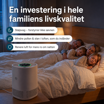 ArcticAir™ - Soveværelsets luftrenser for allergikere